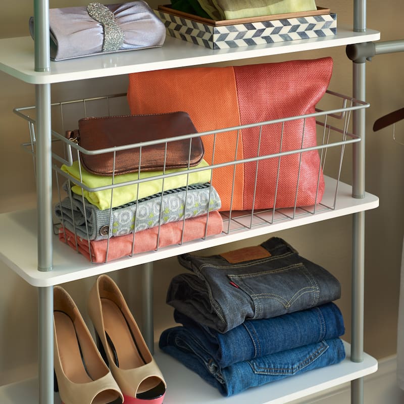 ClosetMaid Nickel Wire Basket