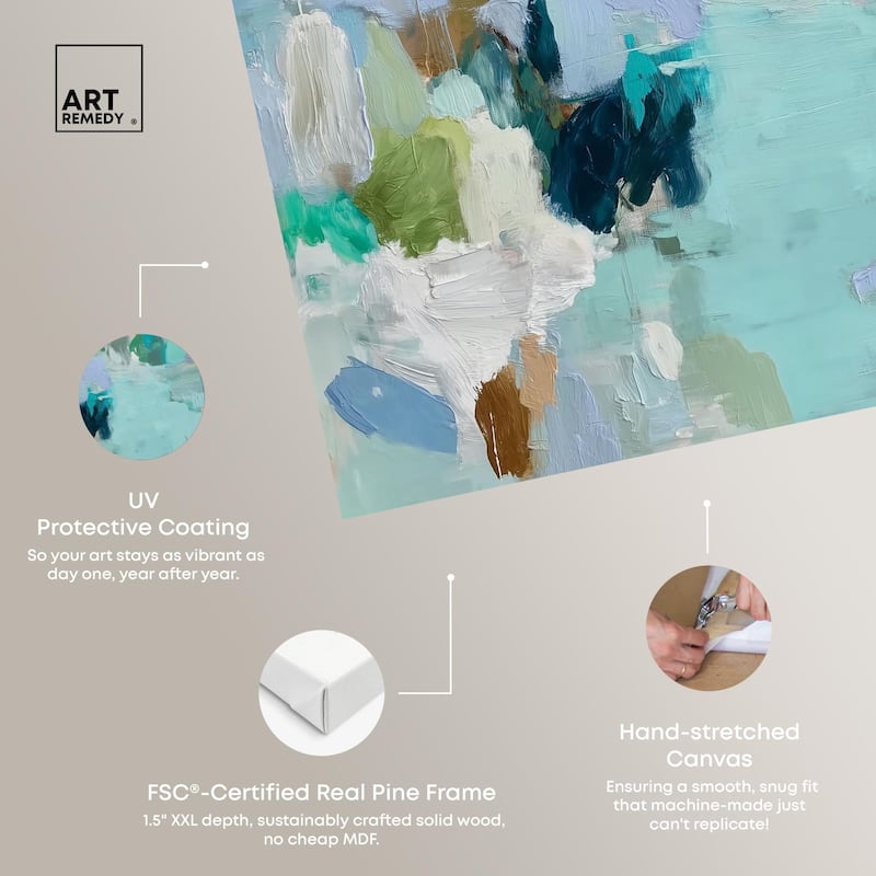 Layers of Feeling I Canvas by Art Remedy, Gallery Wrapped
