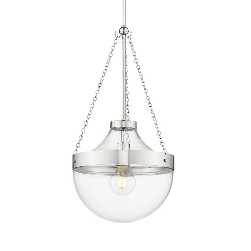 Millennium Lighting 20101 Clarra 12" Wide Pendant - Polished Nickel