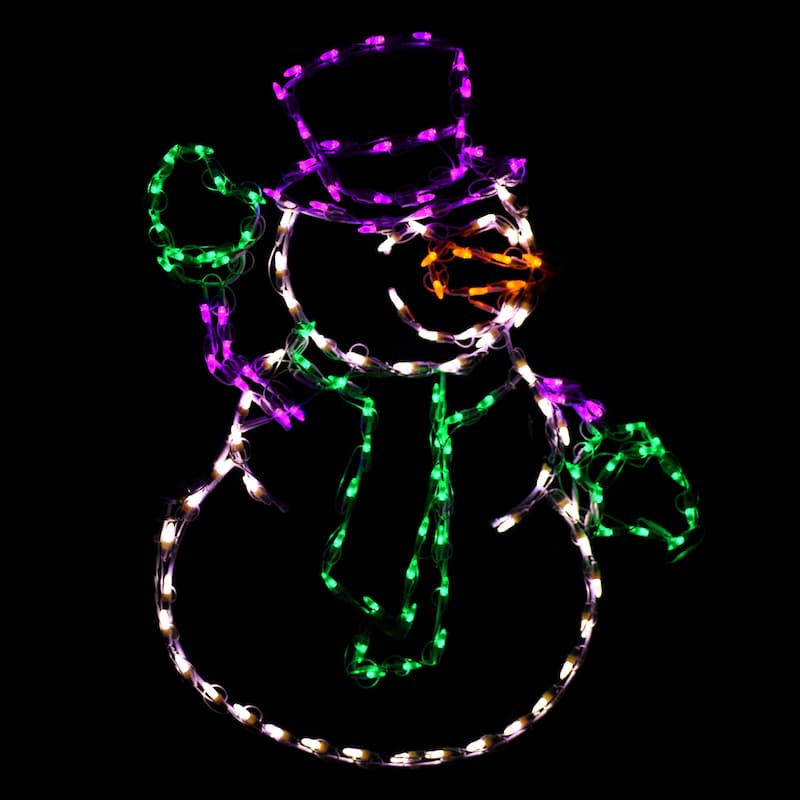 Snowman Waiving 35 Inch - Multi