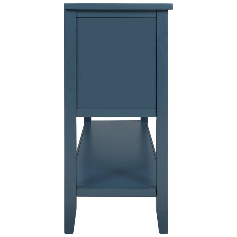 Buffet Table, Sideboard Table with Bottom Shelf, Console Table Dining Room Server, Buffet Cabinet Entry Sofa Table