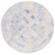 preview thumbnail 12 of 11, SAFAVIEH Handmade Abstract Þorstina Modern Rug 6' Round - Blue/Grey - Round