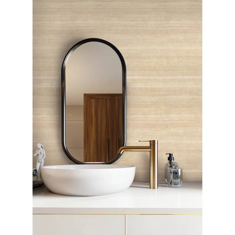 Advantage First Light Wheat Striated Wallpaper