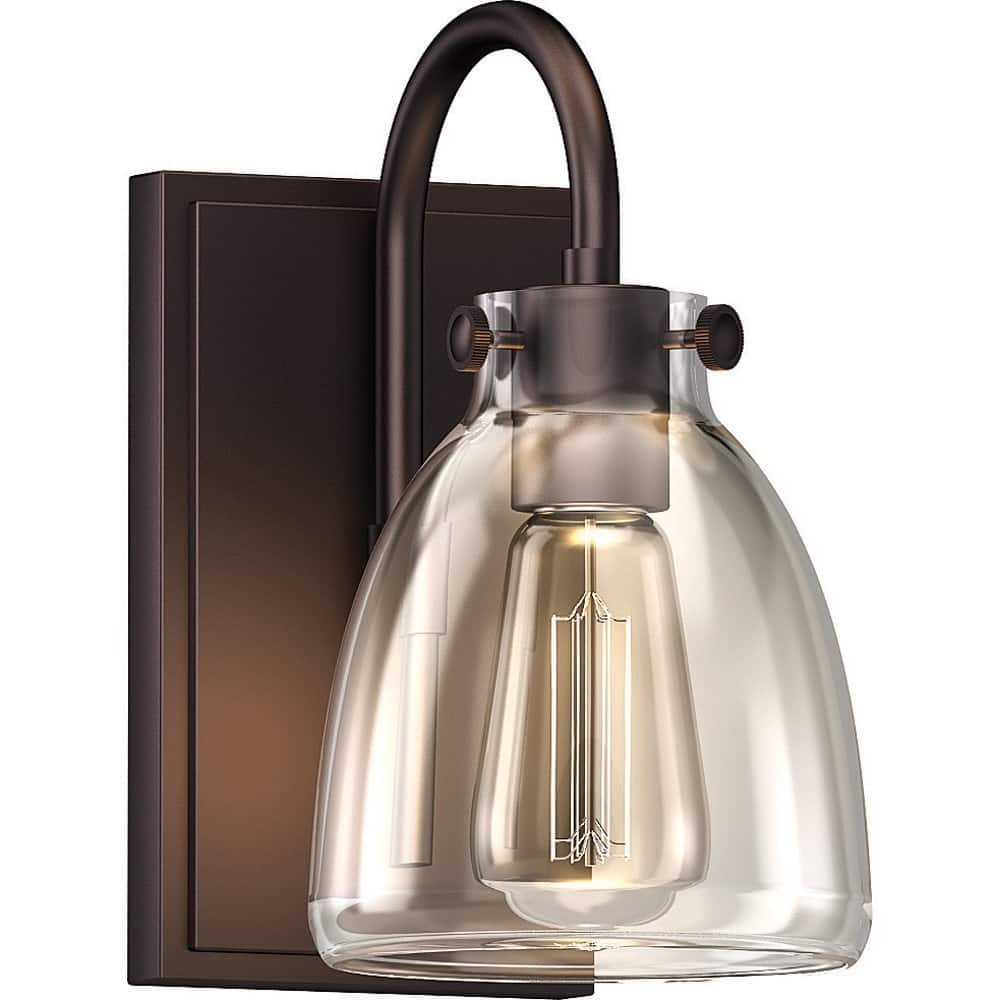 Volume Lighting Light 10" Tall Wall Sconce with Clear Glass