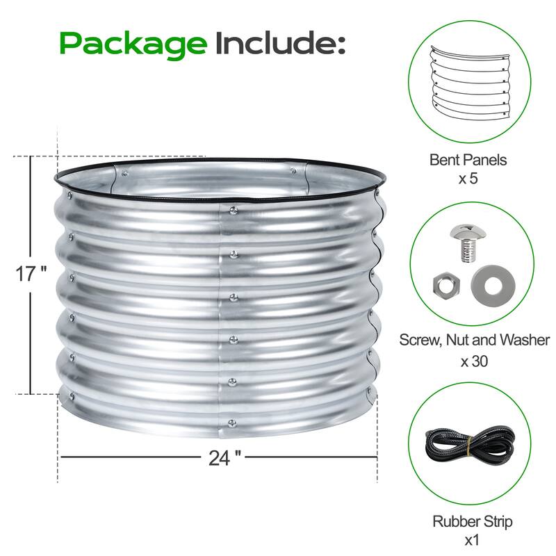 Aoodor Metal Raised Garden Bed