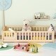 preview thumbnail 11 of 23, Twin Size Kids Floor Bed with Guardrails and Door