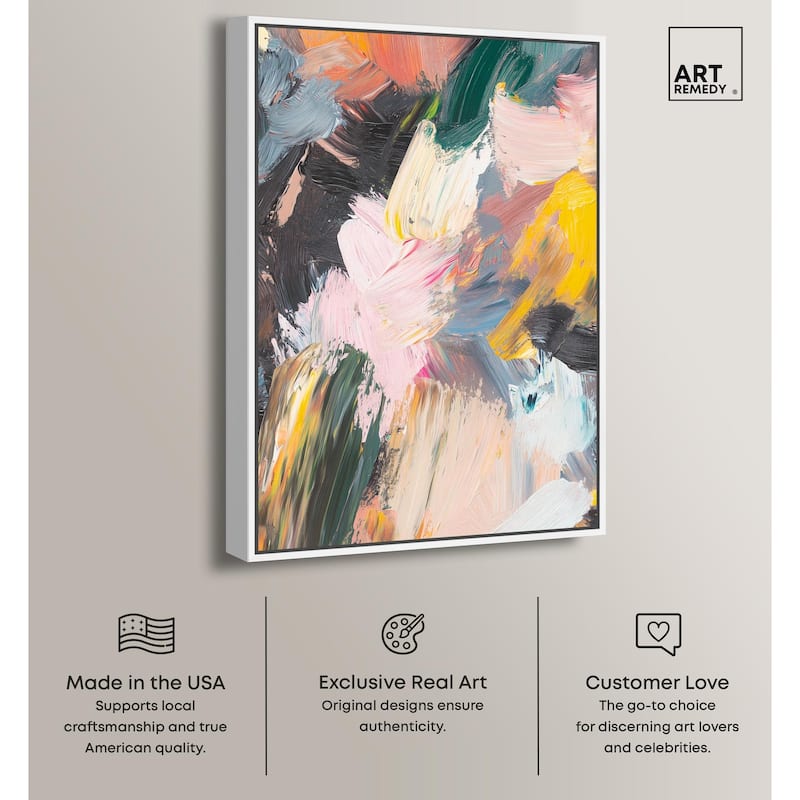Chromatic Surge II Canvas by Art Remedy