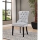 preview thumbnail 15 of 27, Abbyson Versailles Tufted Velvet Dining Chair