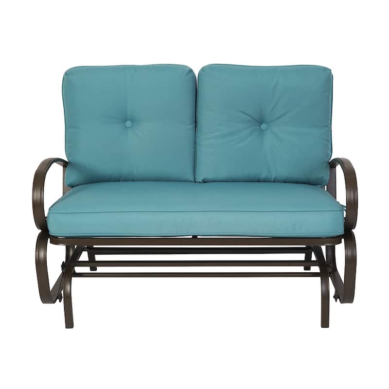 Kozyard Cozy Two Rocking Love Seats Glider Swing Bench/Rocker