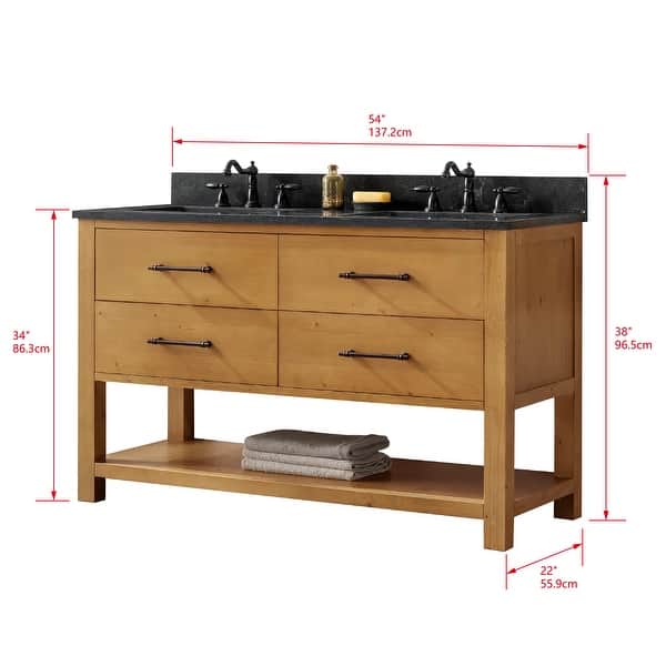 dimension image slide 4 of 9, Sudio Design Bathroom Vanity Windwood Collection.