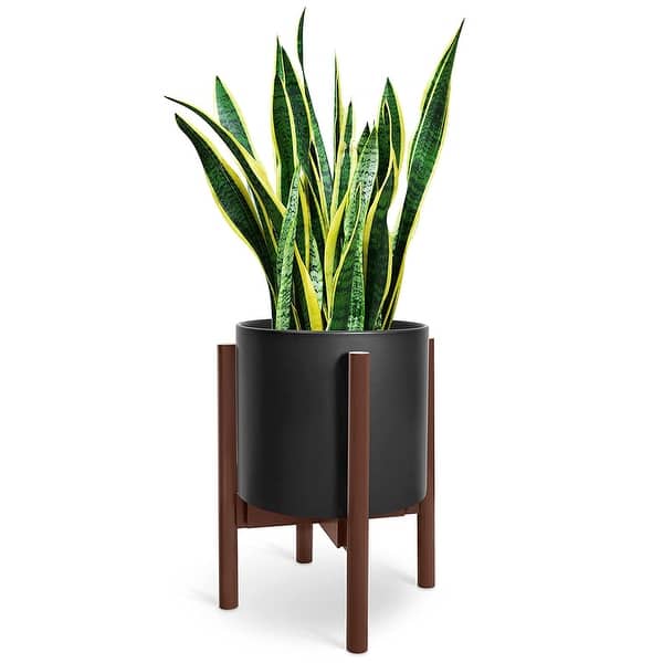https://ak1.ostkcdn.com/images/products/is/images/direct/8a5044415aeea01cfde280a5cf71a713d22c0ce5/Black-Plant-Pot-10-inches-Planter-with-Drainage-Plug-and-Adjustable-Plant-Stand.jpg?impolicy=medium