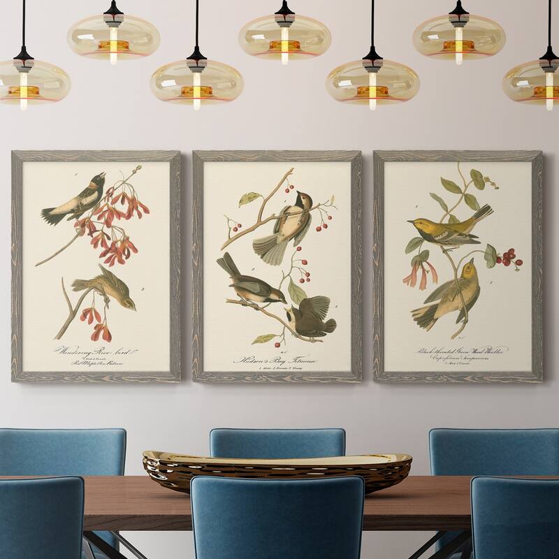 Wandering Rice Bird-Premium Framed Canvas - Ready to Hang - Multi-Color