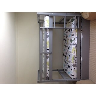 Taylor & Olive Como Wood Mission Twin Bunk Bed with Trundle Unit