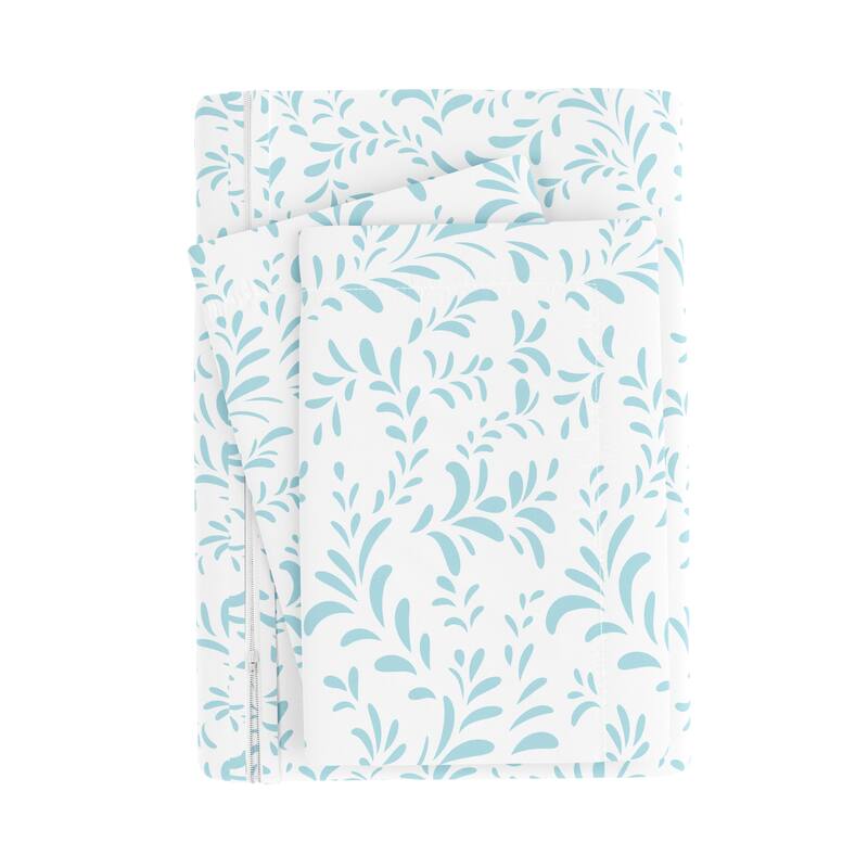 Becky Cameron Burst of Vines 3 Piece Duvet Cover Set