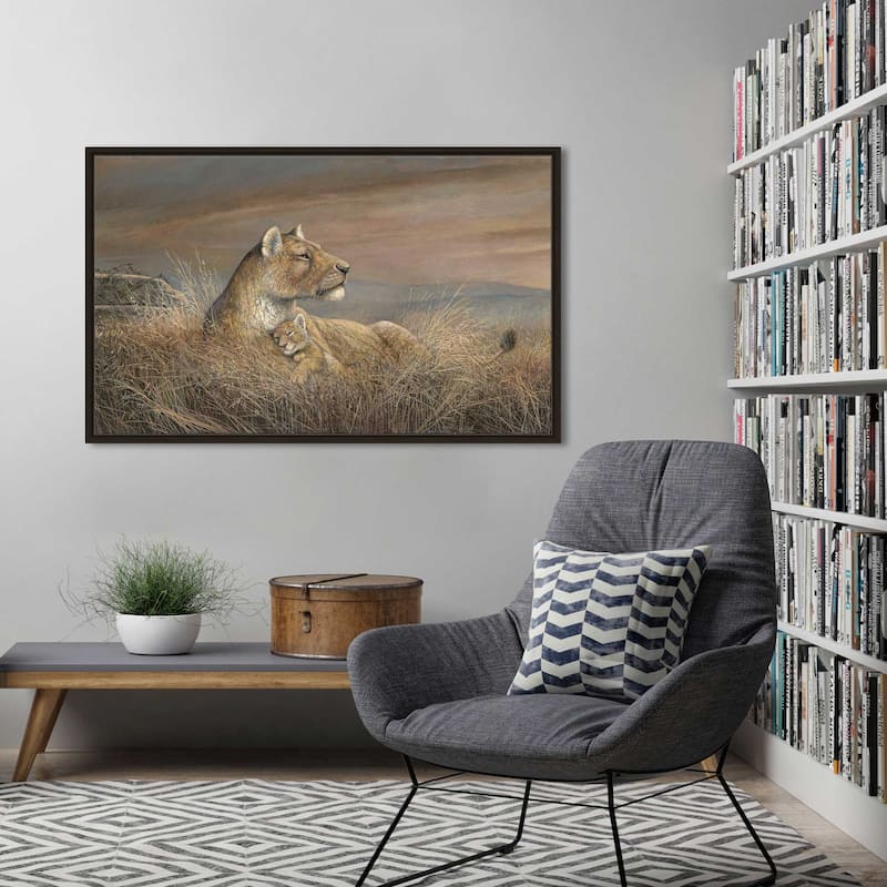 "Forever Safe" by Ruane Manning Print on Floating Canvas