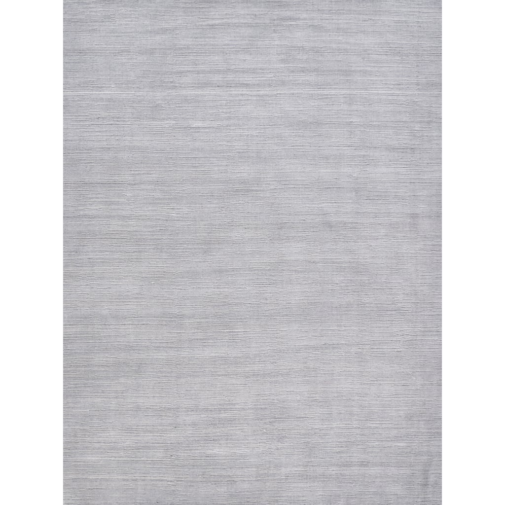 EXQUISITE RUGS Palazzo Hand-loomed Wool/Bamboo Silk Aqua Area Rug.