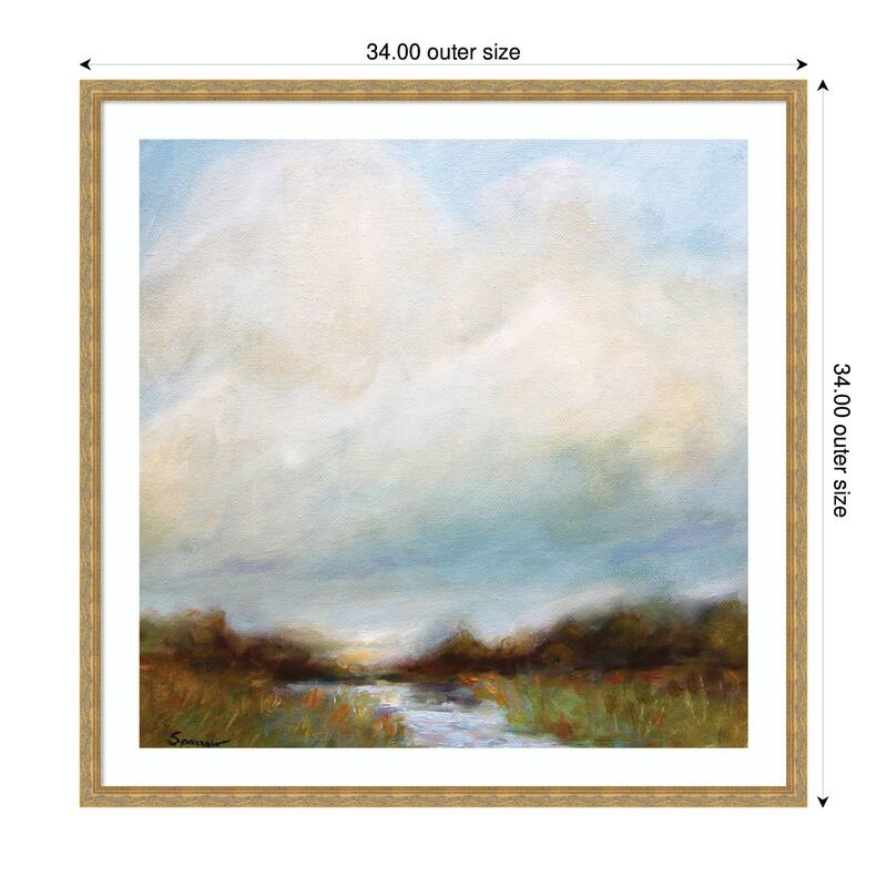 Kate and Laurel Tranquility by Mary Sparrow Framed Wall Art Print