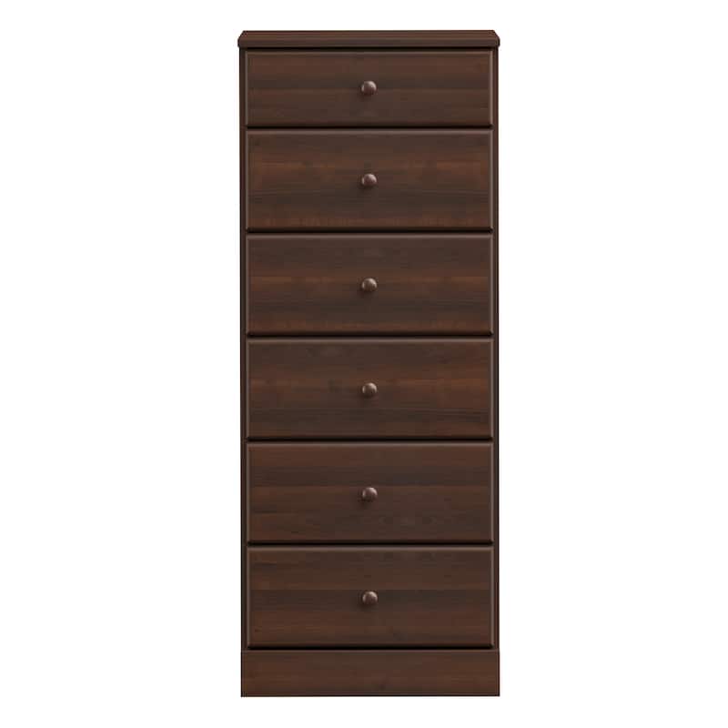 Bella 6-Drawer Tall Chest - Espresso - 6-drawer