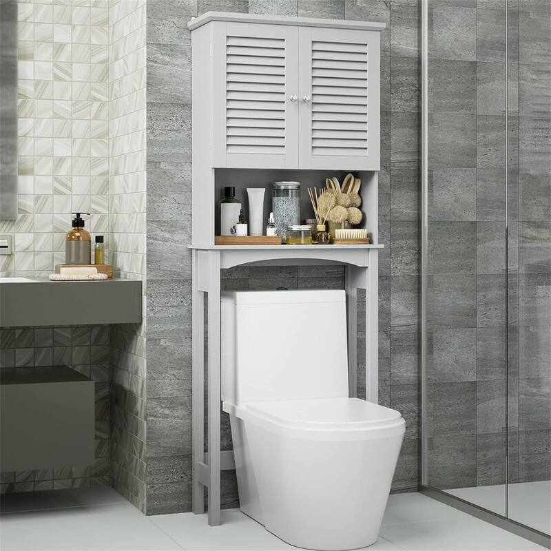Over The Toilet Storage - 8.86"D x 23.62"W x 62.2"H