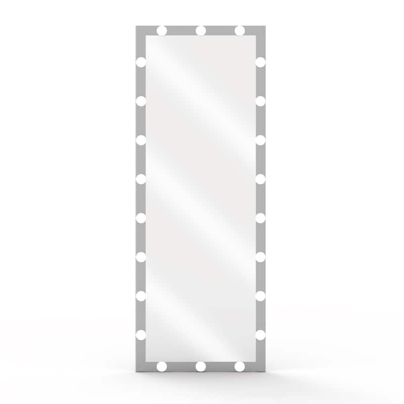 63'' x 24'' Wall Mounted Full Length Mirror with 3 Color Lights