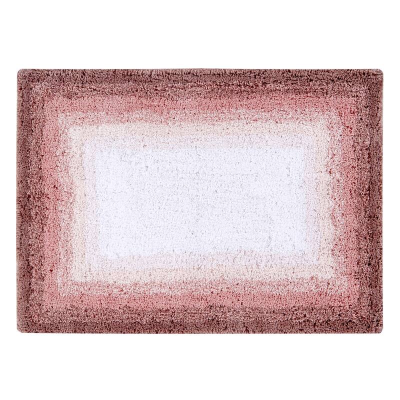 Better Trends 100% Cotton Super Soft & Highly Water Absorbent Bathroom Rugs-Torrent Collection Tufted Machine Washable Bath Mats