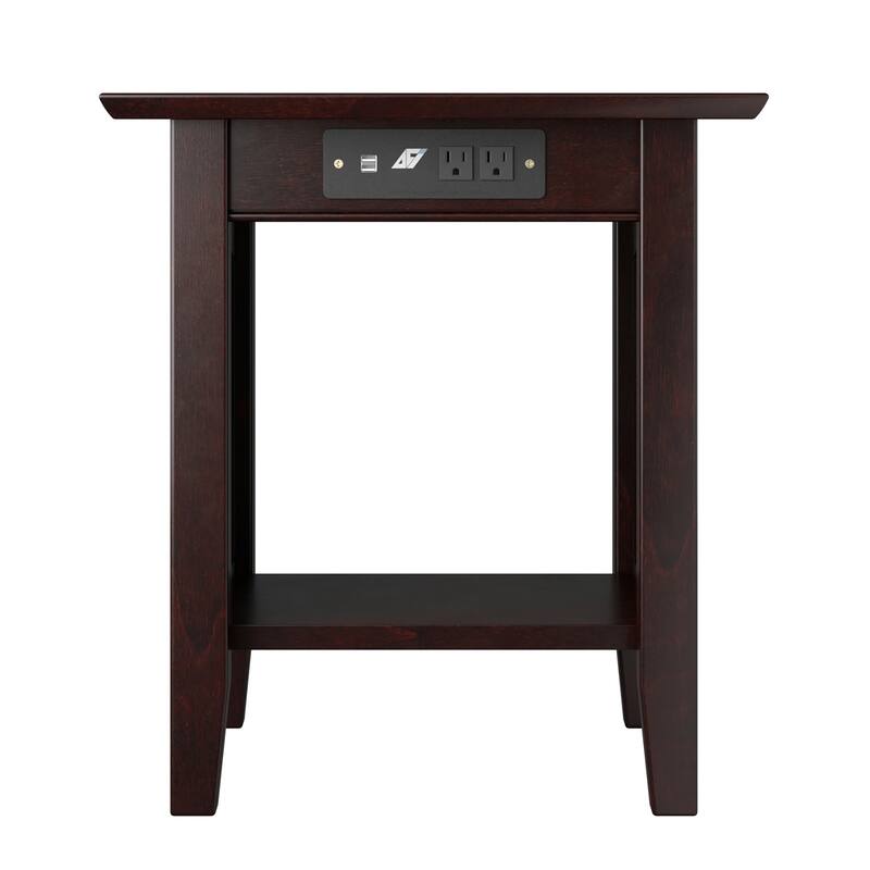 AFI Nantucket End Table with Built-in Charger