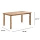 preview thumbnail 6 of 11, Wood Dining Table Corona Collection | Furniture Dash
