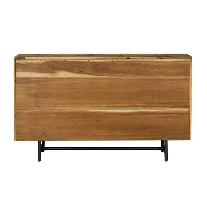 Cusco Rustic Acacia Wood 6 Drawer Dresser