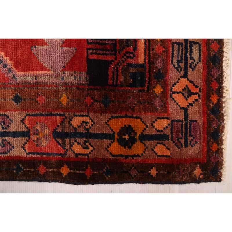 ECARPETGALLERY Hand-knotted Konya Anatolian Red Wool Rug - 4'3 x 7'10