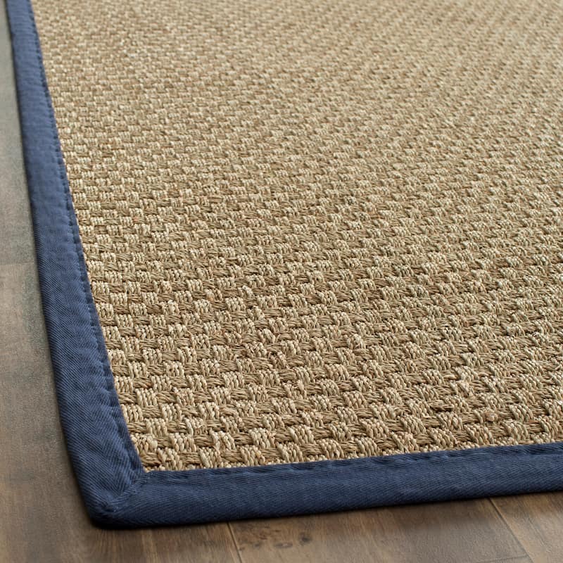 SAFAVIEH Natural Fiber Marina Basketweave Seagrass Rug