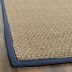 SAFAVIEH Natural Fiber Marina Basketweave Seagrass Rug
