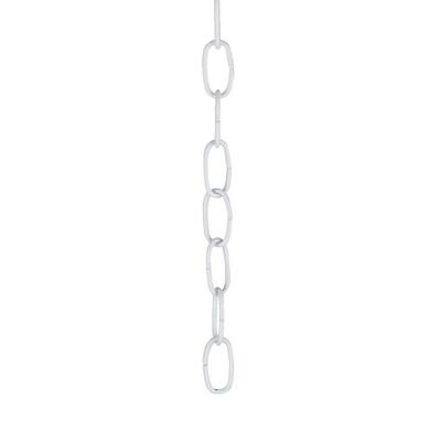 Aspen Creative 36" Decorative Light Fixture Chain in White