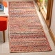 preview thumbnail 5 of 6, SAFAVIEH Handmade Cape Cod Dagmar Coastal Jute Rug 2'3" x 10' Runner - Natural/Multi - Runner