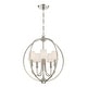 preview thumbnail 1 of 3, Crystorama Lighting Group Sylvan 5 Light 22-1/2" Wide Chandelier with Polished Nickel