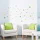 preview thumbnail 5 of 10, Walplus Green Yellow Stars Wall Sticker Home Decor Minimalist Decal