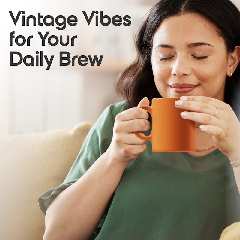 Omniware Teaz Cafe 11 oz Classic Mug - 3" D x 3.75" H