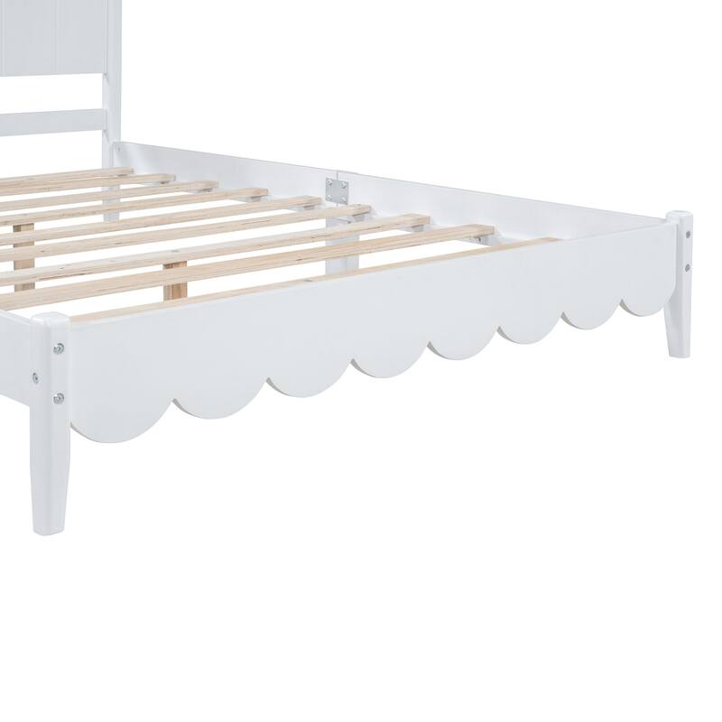 Vintage Style Platform Bed Frame