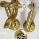 preview thumbnail 24 of 34, Kingston Brass Tub Wall Mount Clawfoot Tub Faucet with Hand Shower