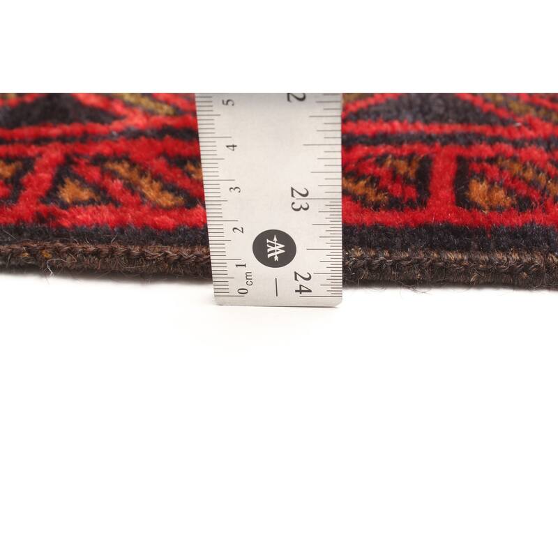 ECARPETGALLERY Hand-knotted Teimani Dark Navy Wool Rug - 3'1 x 4'11