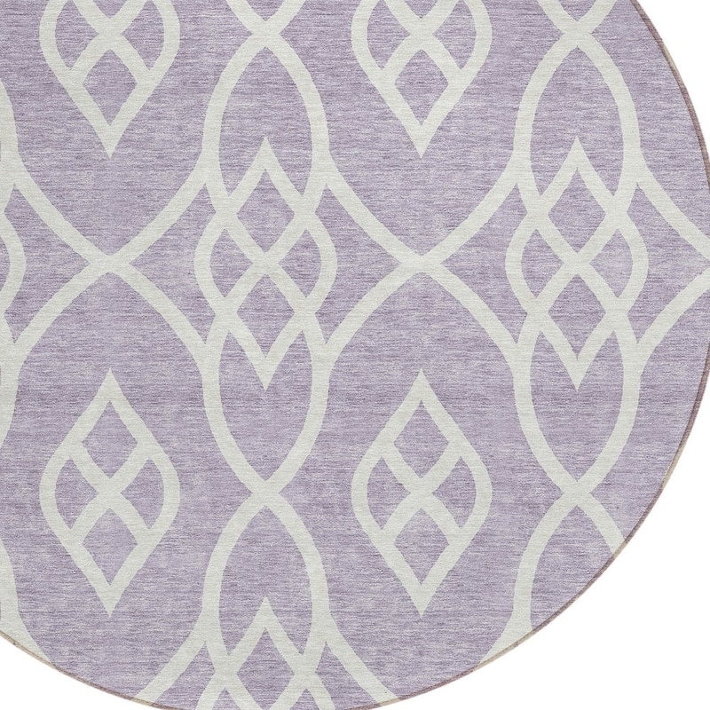 HomeRoots Trellis Transitional Rectangle Outdoor Rug