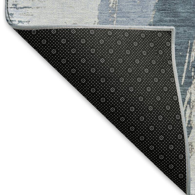 Premium Washable Super Soft Contemporary Strokes Mayfield Rug