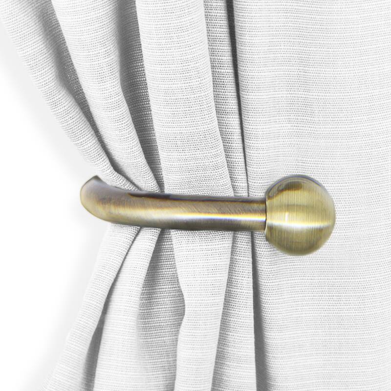Chicology Holdbacks, Curtain & Drapery Rod Tie Backs & Hardware, Essential - Set of 2