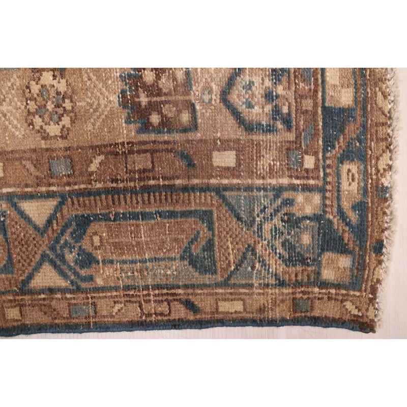 ECARPETGALLERY Hand-knotted Antalya Vintage Brown Wool Rug - 3'10 x 6'7