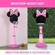 preview thumbnail 1 of 3, Minnie Mouse Plastic Basketball Set by Delta Children - Includes Basketball Hoop, 1 Basketball and Ball Pump