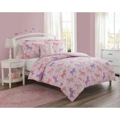 ALEX + BELLA Unicorn Starlight Soft Microfiber Comforter Bedding Set