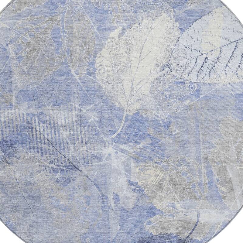 HomeRoots Floral Transitional Rectangle Outdoor Rug