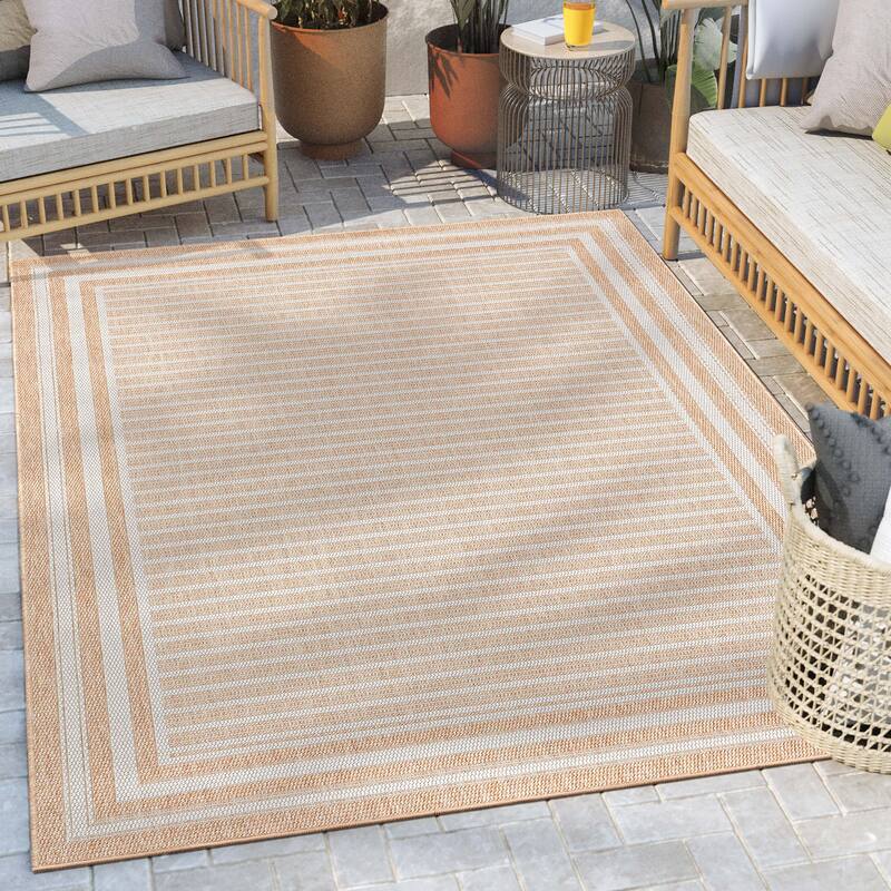 Well Woven Fallon Frankie Stripes Indoor Outdoor Area Rug