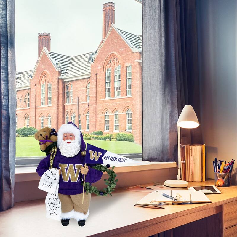 NCAA 12" University of Washington Proud Santa