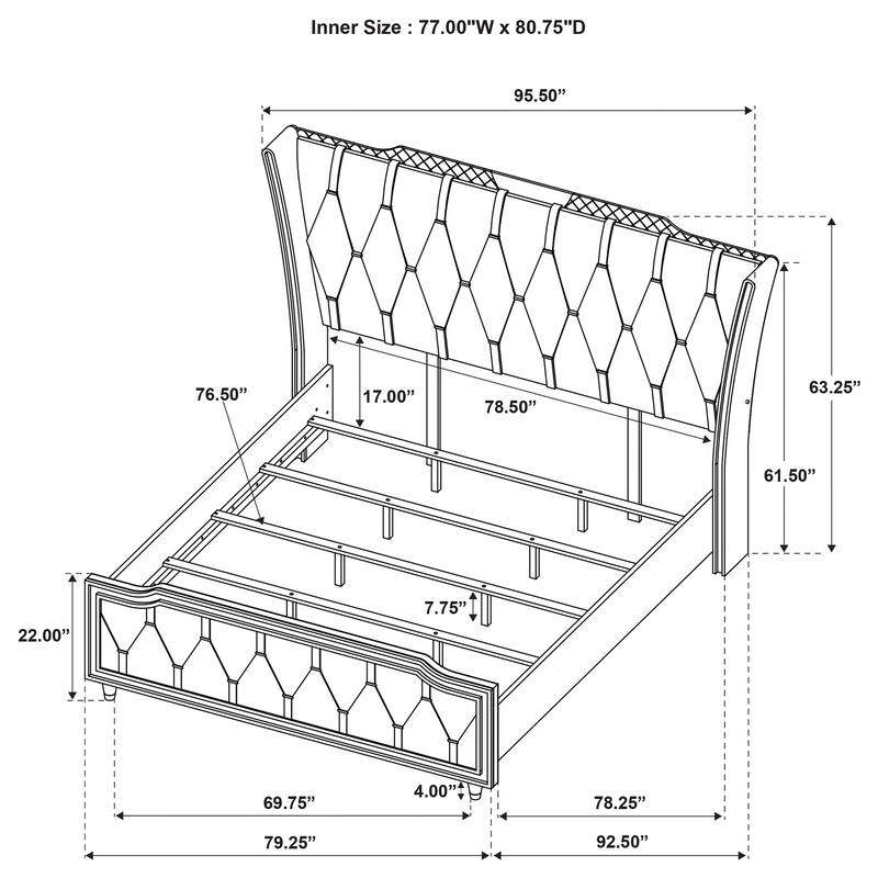 Lorient Bedroom Set Black