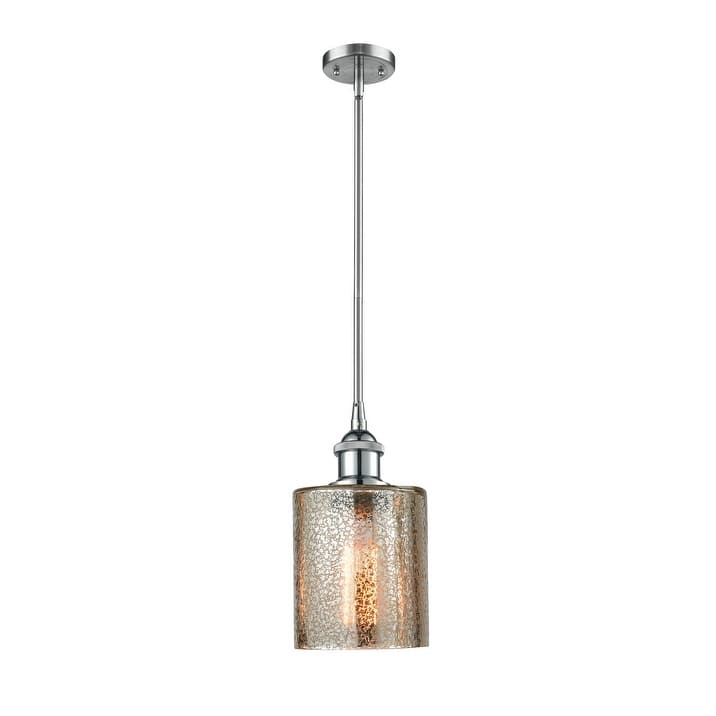 Innovations Lighting Cobbleskill 5" Wide Mini Pendant - Polished Chrome / Mercury